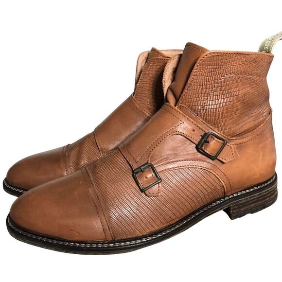 The Chelsea Boot Company Double Buckle Men's leather boot Size 11 - Picture 5 of 10